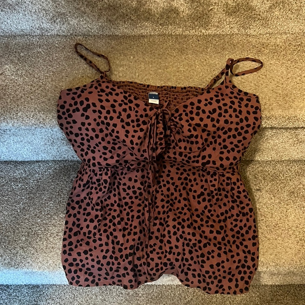 Printed light weight top